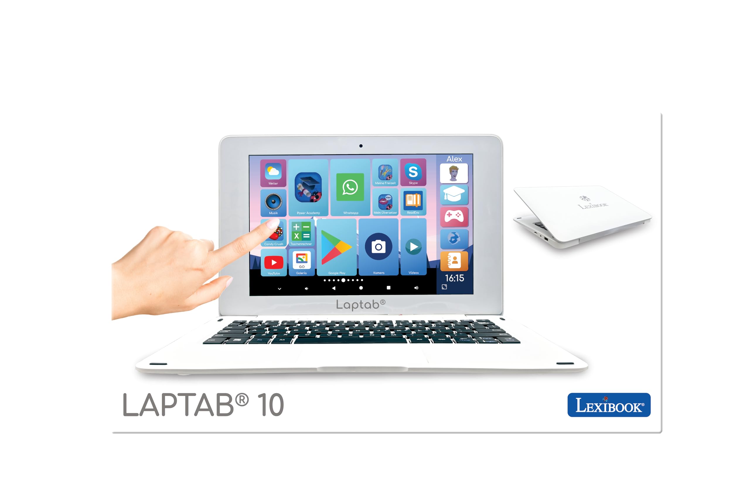 Lexibook Laptab LT10DE laptop touch 10,1" 128GB Android