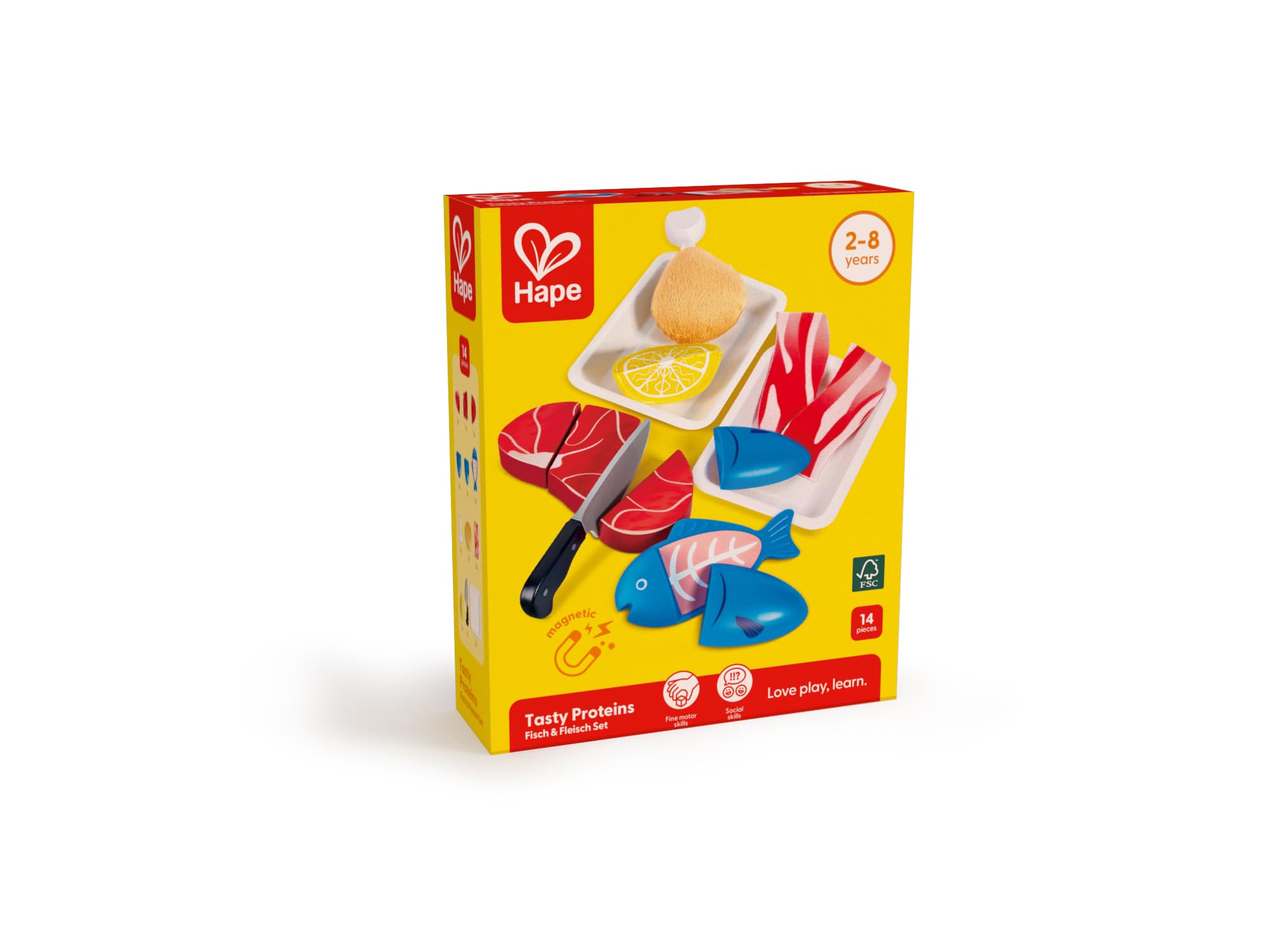 Hape Tasty Proteins alimenti giocattolo per cucina