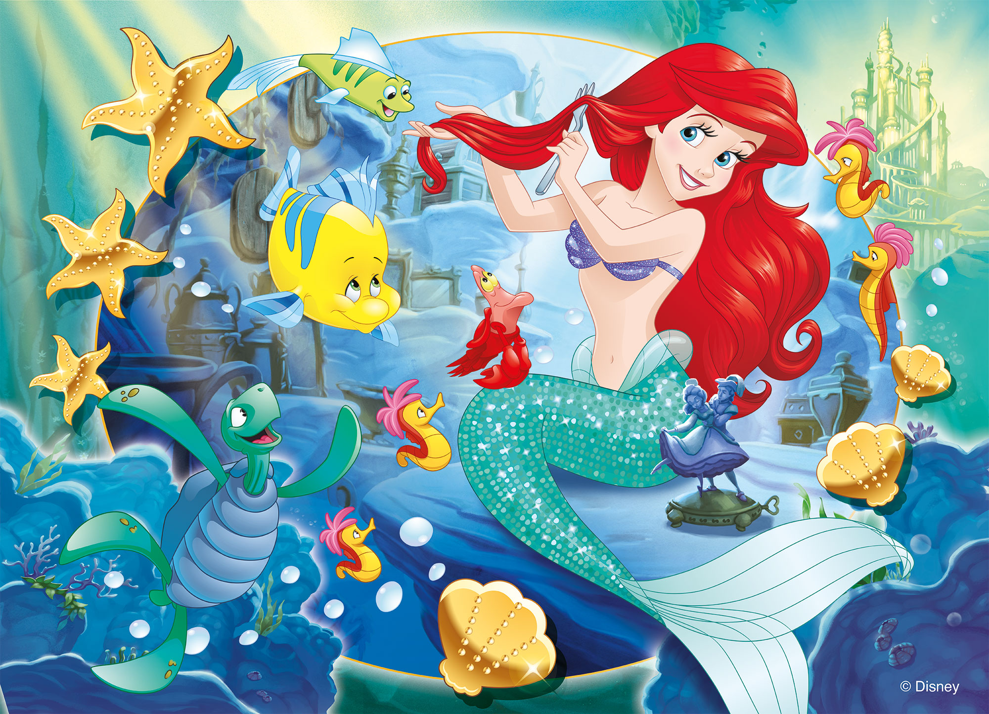 Lisciani Disney Puzzle DF Maxi Floor 60 Little Mermaid puzzle maxi