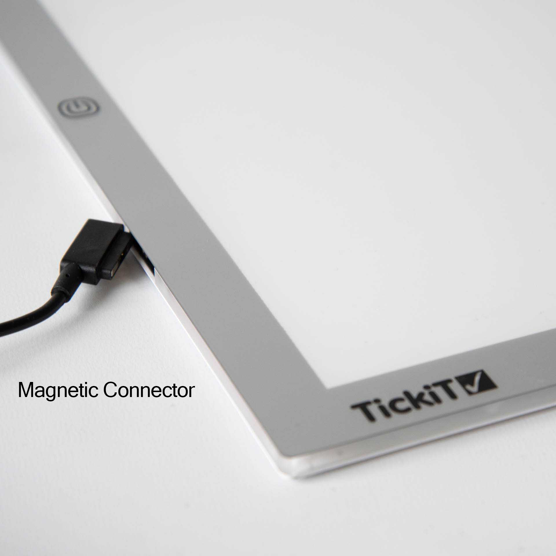 Tickit A3 pannello luminoso con vaschetta luce bianca