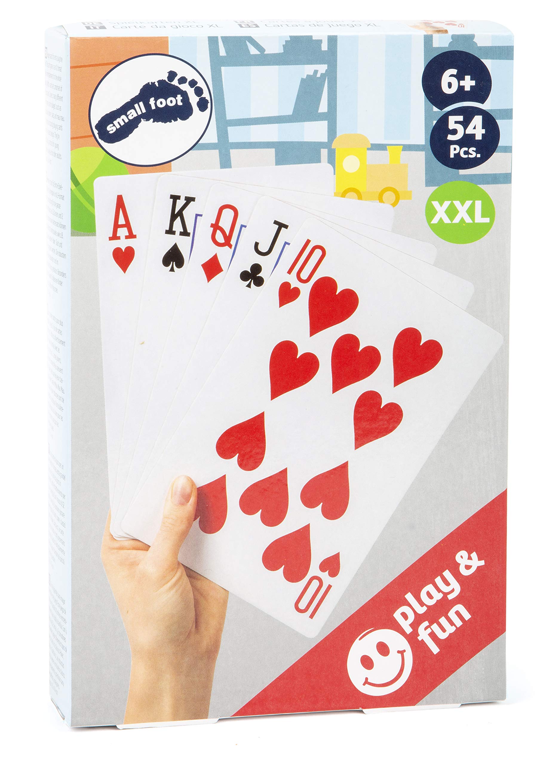 smallfoot 11367 Carte XL Gioco di Carte dai 6 Anni