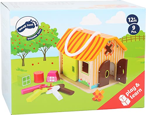 smallfoot 10315 gioco motricità stalla in legno
