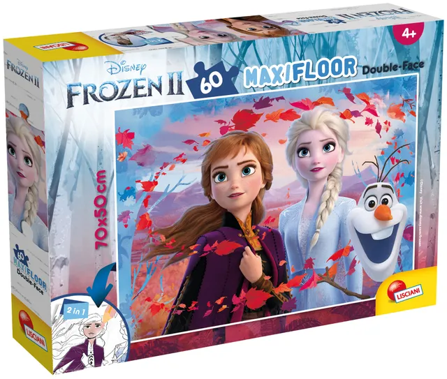 Lisciani Disney Maxi Floor 60 Frozen 2 puzzle double-face 60 pezzi