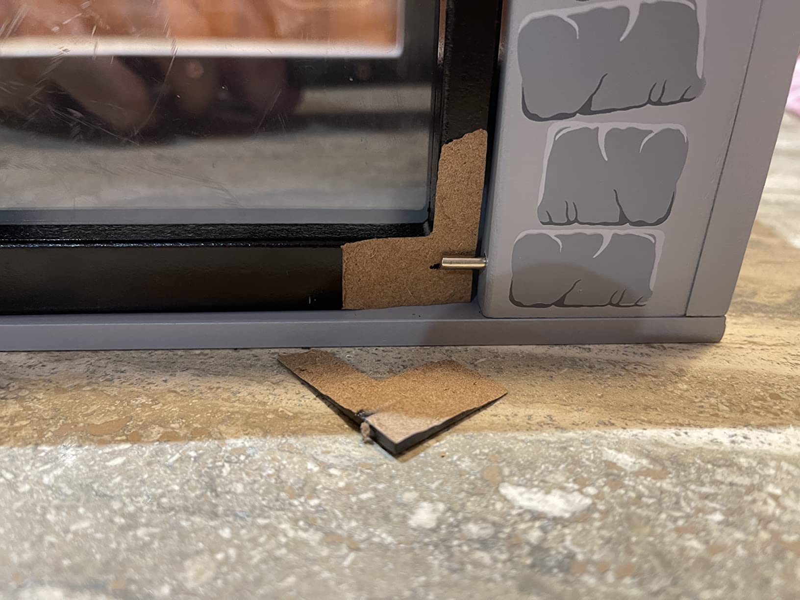 smallfoot 11184 microonde giocattolo legno forno 3 anni
