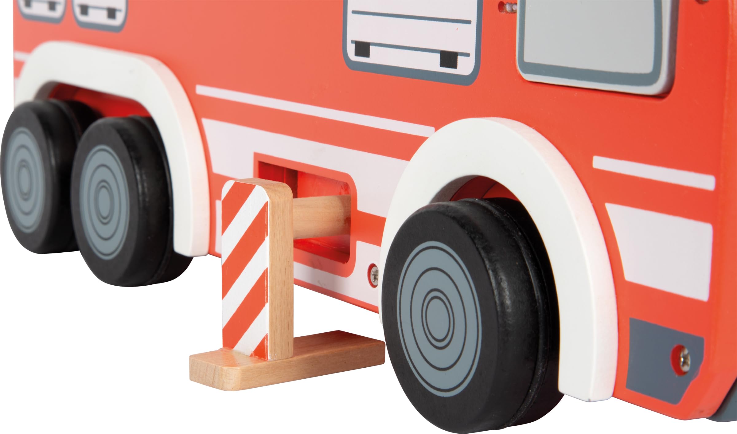 smallfoot Auto Vigili del Fuoco camion pompieri legno scala