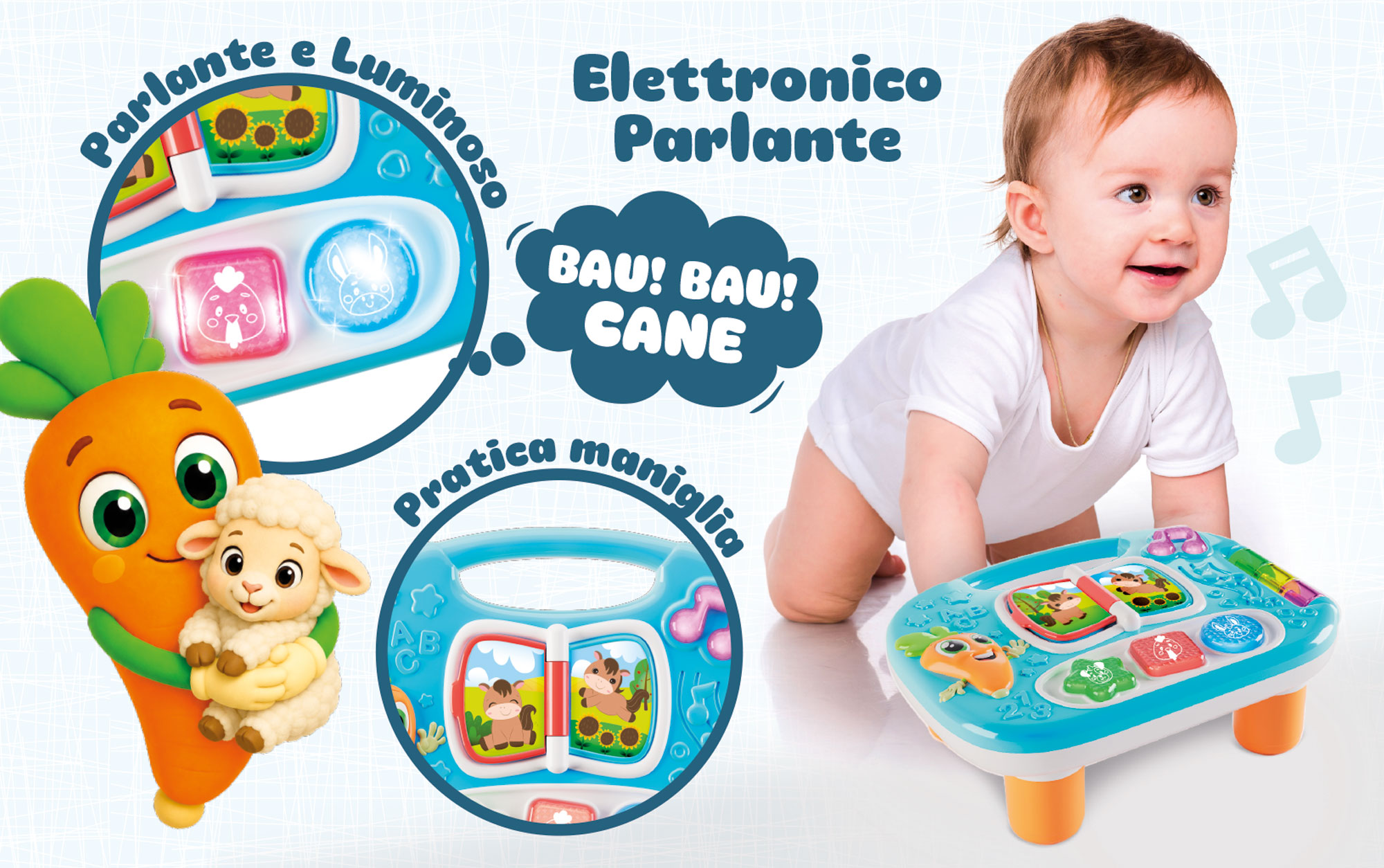 Lisciani Carotina Mini Tavolino Educativo Fattoria interattivo