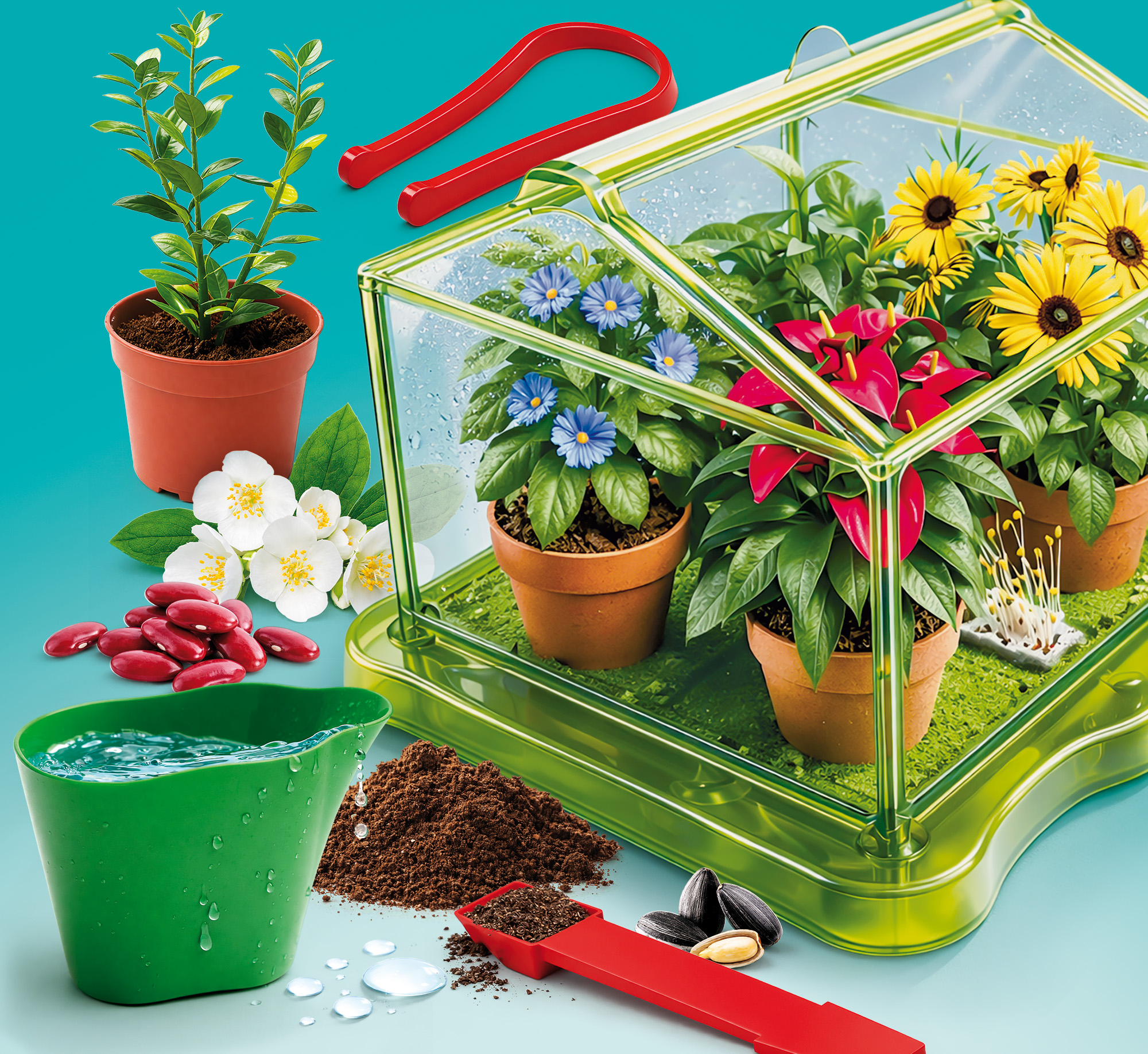 Lisciani I'm Genius Laboratorio di Botanica gioco serra piante