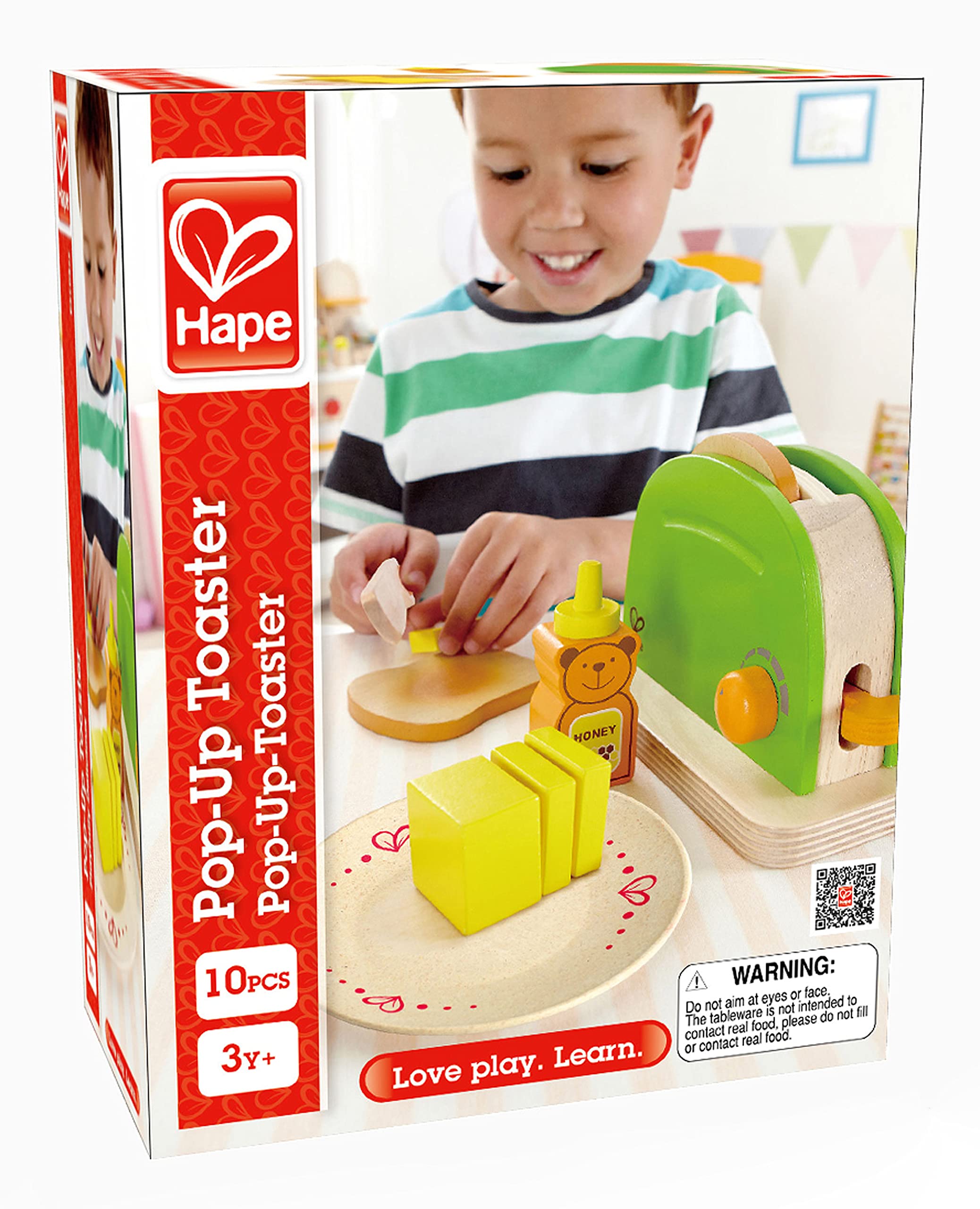 Hape E3105 Tostapane Pop-Up gioco cucina in legno