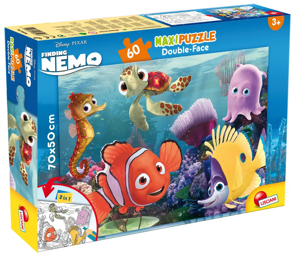 Lisciani Giochi Disney Puzzle DF Maxi Floor 60 Nemo 60 pezzi maxi