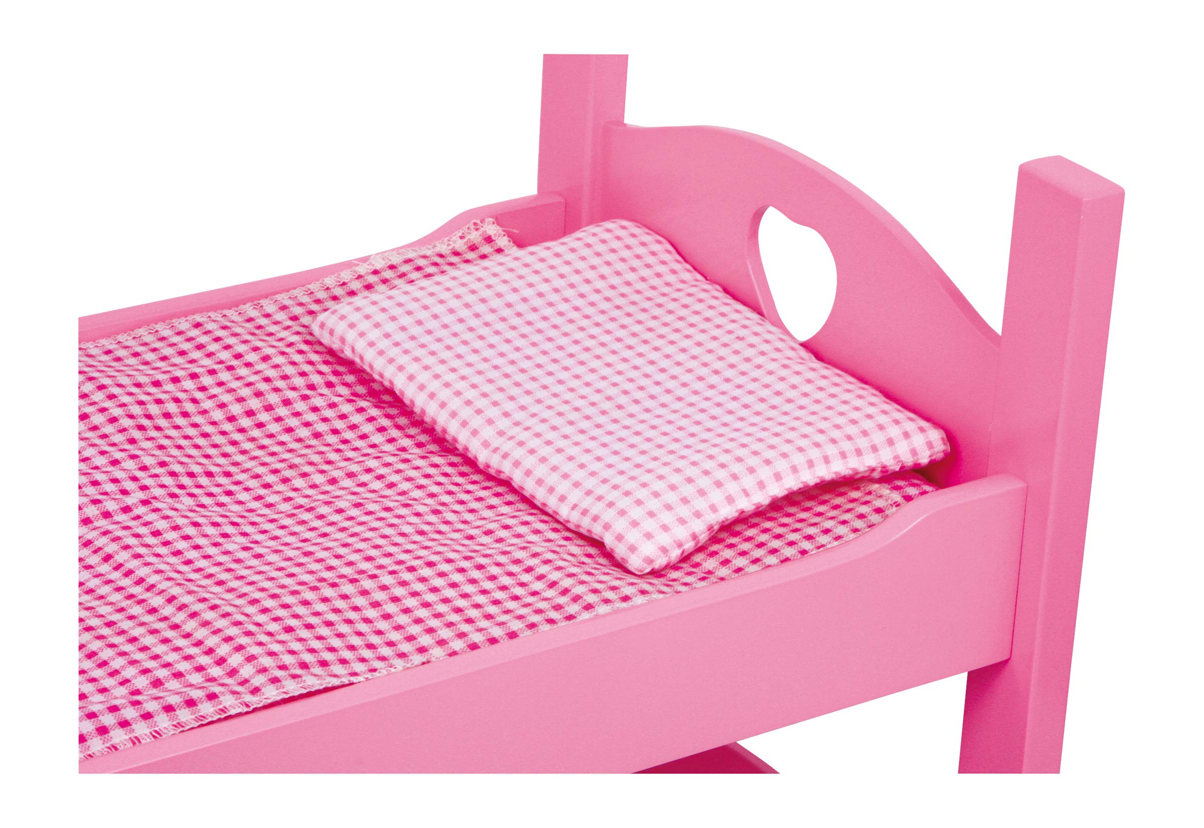 smallfoot 2871 letto bambole rosa a castello