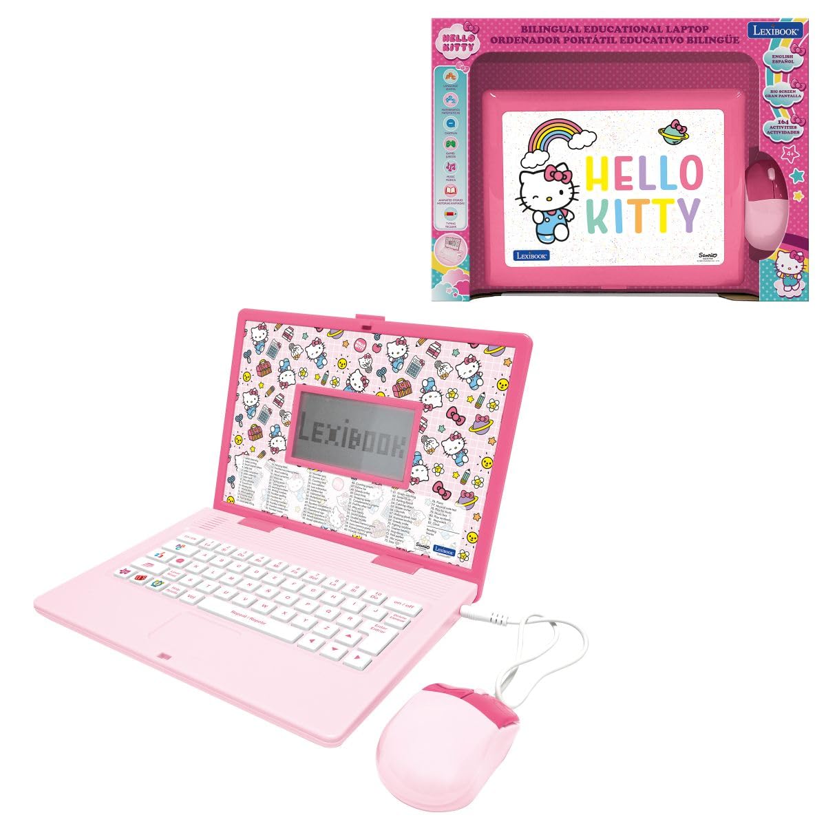 Lexibook Powerman JC598UNI computer educativo Unicorno rosa bilingue