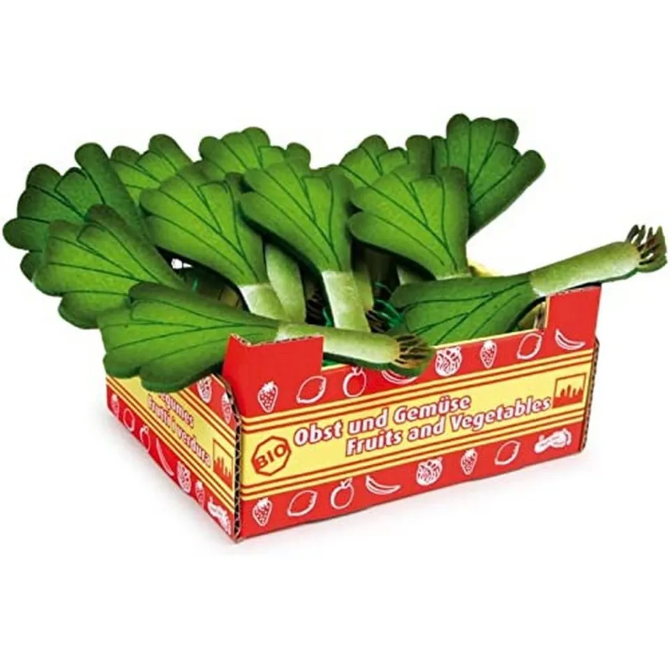 smallfoot Porri Cassetta Verdure Feltro Set 12 Pezzi Cucina
