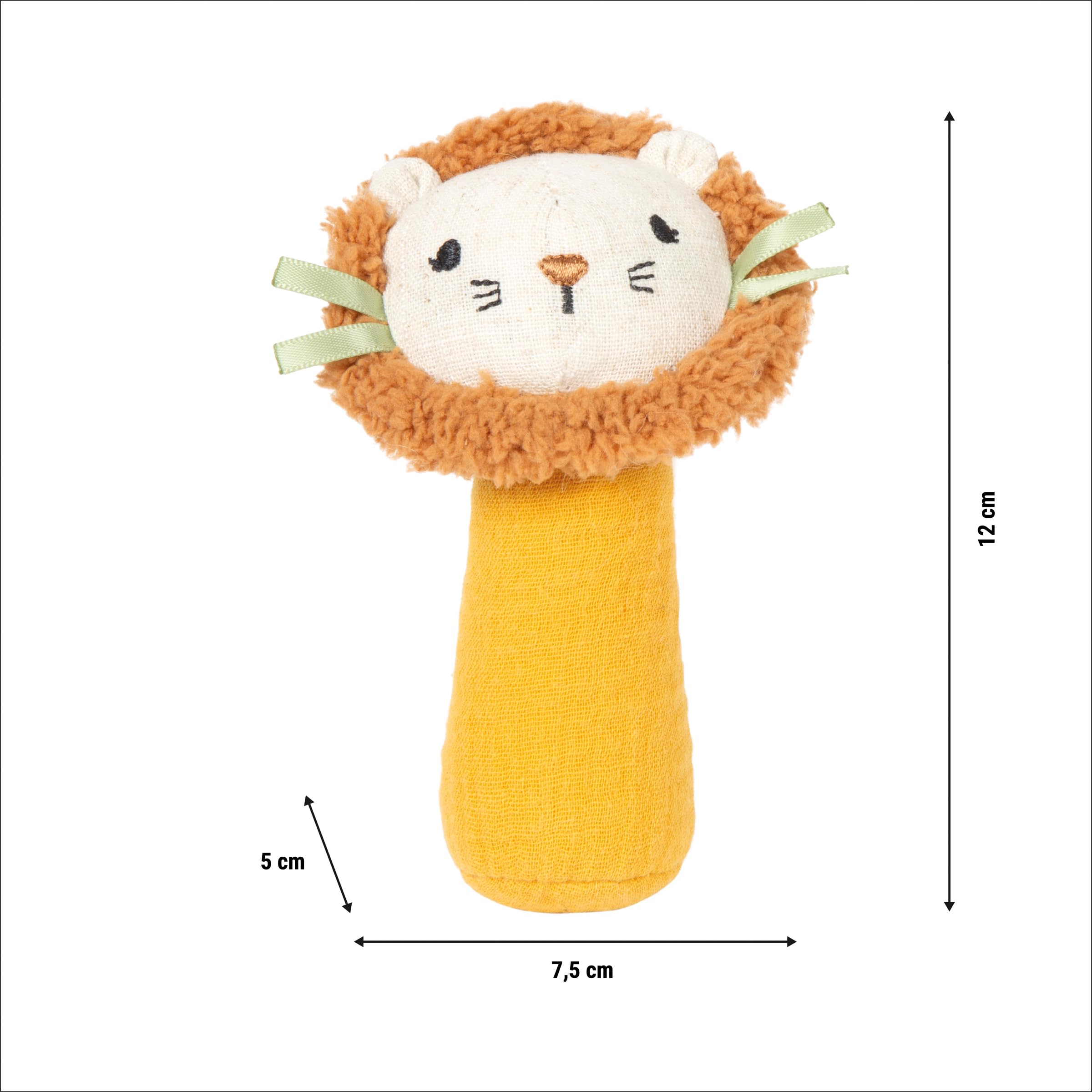 smallfoot Little Lion 12771 sonaglio stoffa leone 0+ mesi