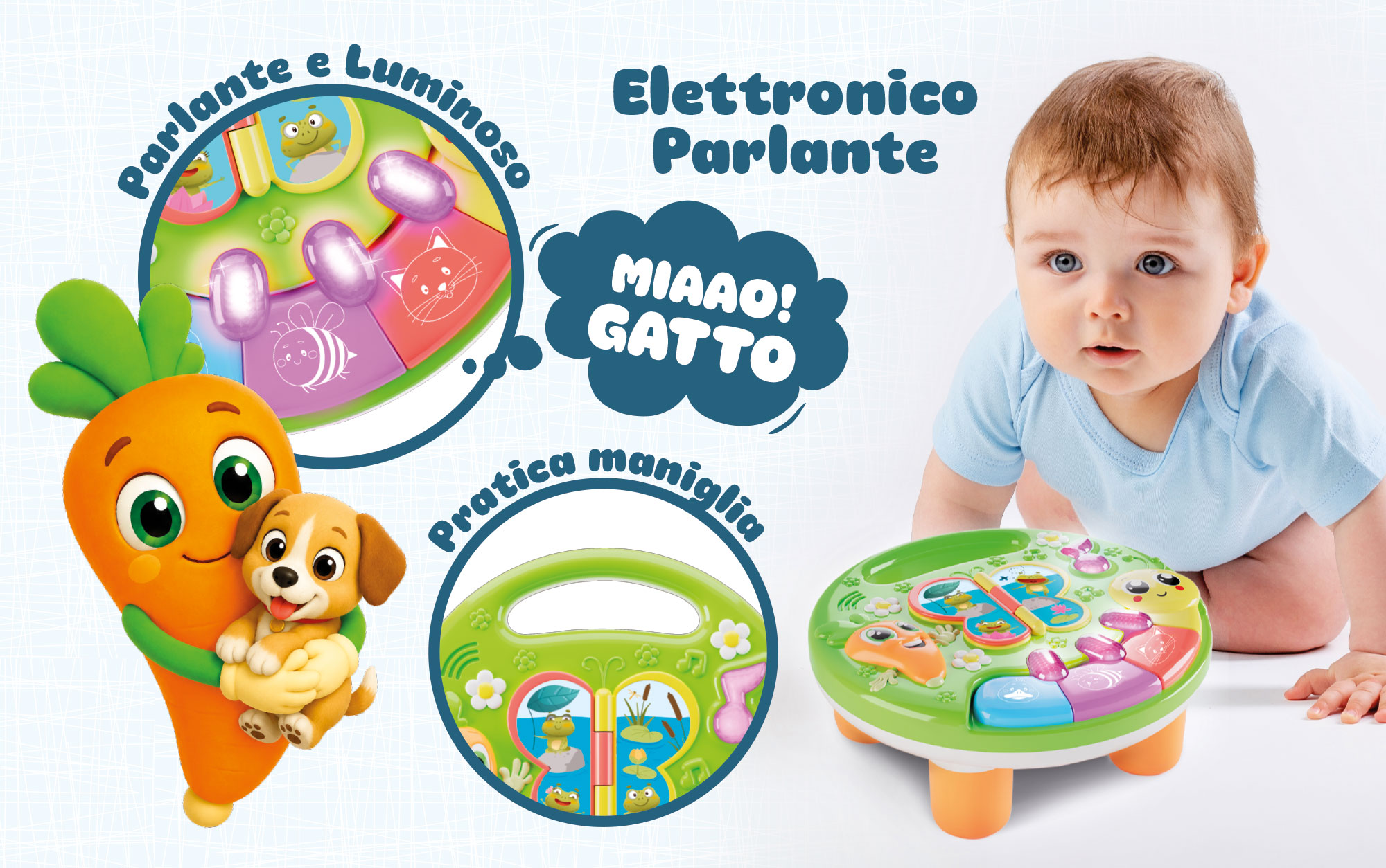 Lisciani Carotina Mini Tavolino Educativo Animali interattivo