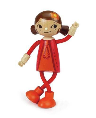 Hape Famiglia Moderna Mamma bambola in legno snodata