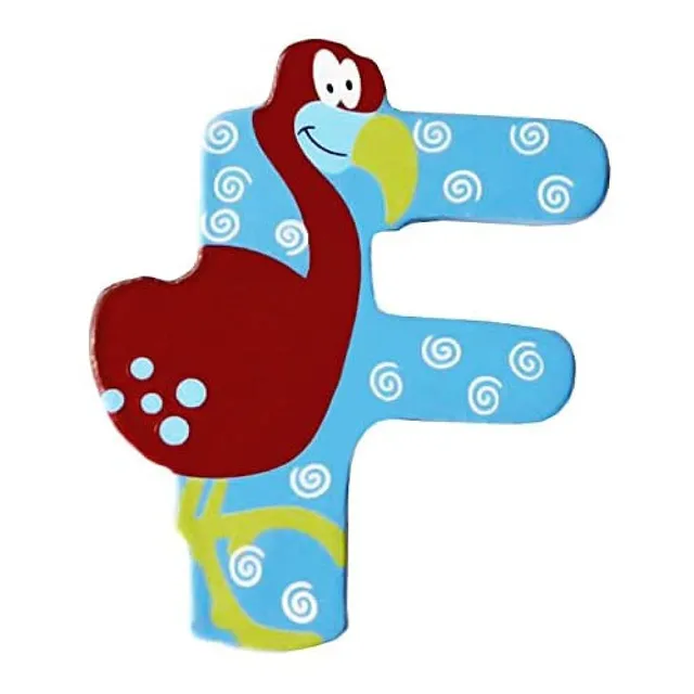 smallfoot Animali A-Z Lettera F decorativa legno 7 cm cameretta