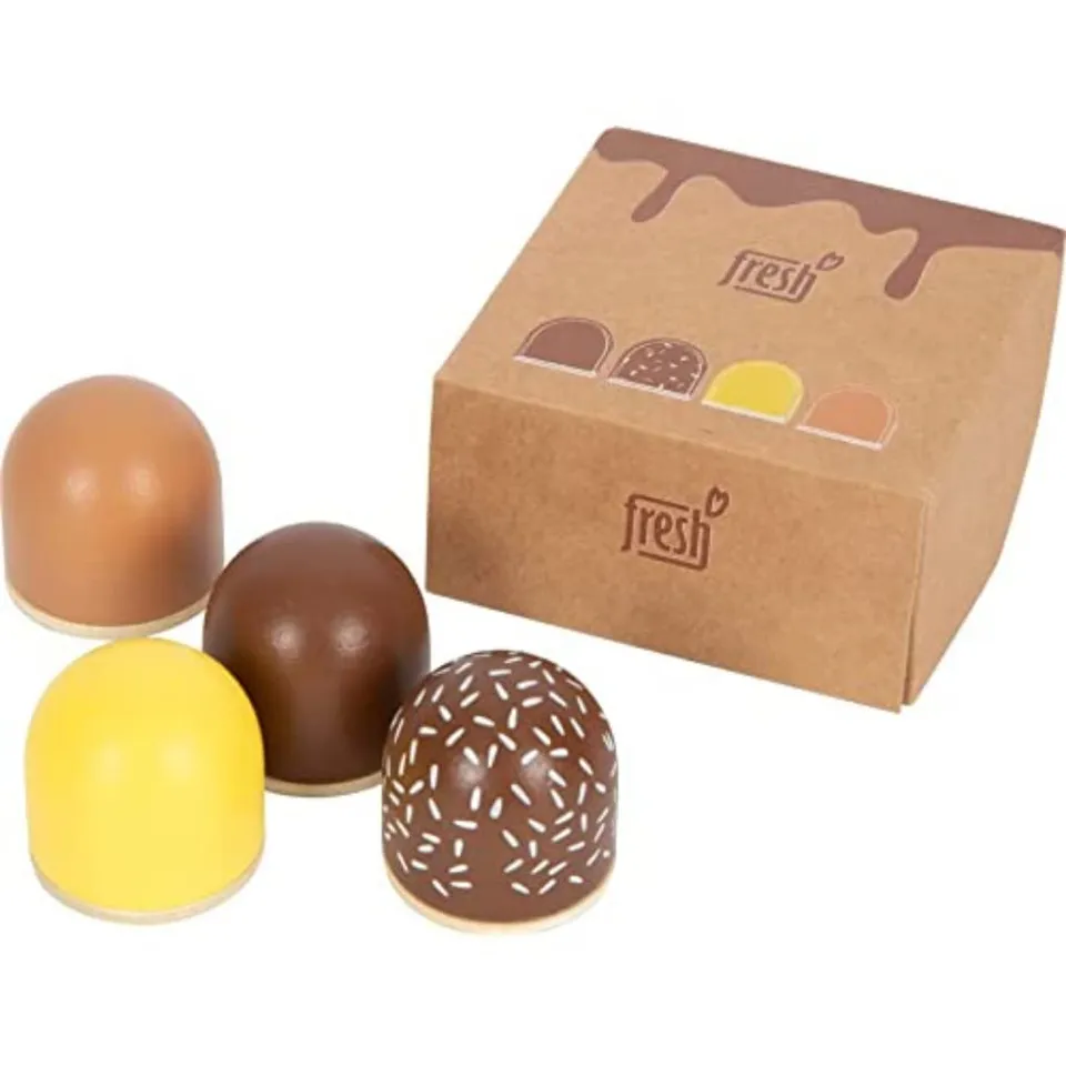 smallfoot Fresh baci di cioccolato cibo in legno 4 pezzi
