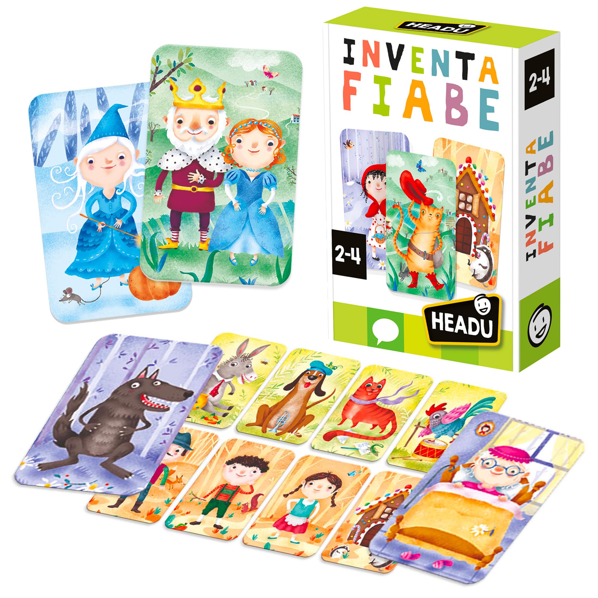 Headu Inventa Fiabe gioco carte raccontastorie 2-4 anni