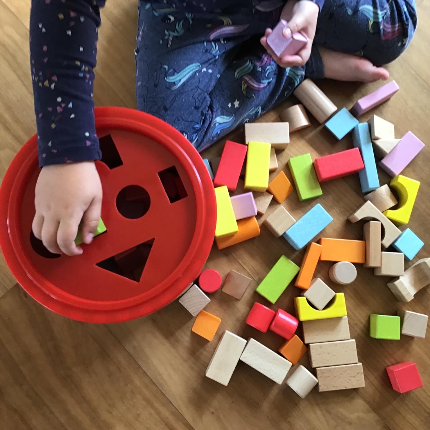 Smallfoot 11748 blocchi costruzione Fantasia 24 pezzi legno