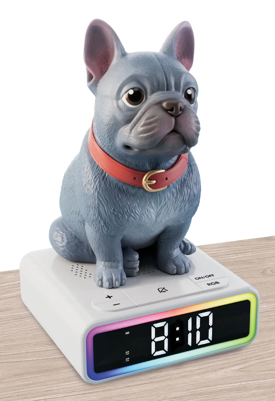 Lisciani Rainy Days Bulldog Francese sveglia digitale cambia colore