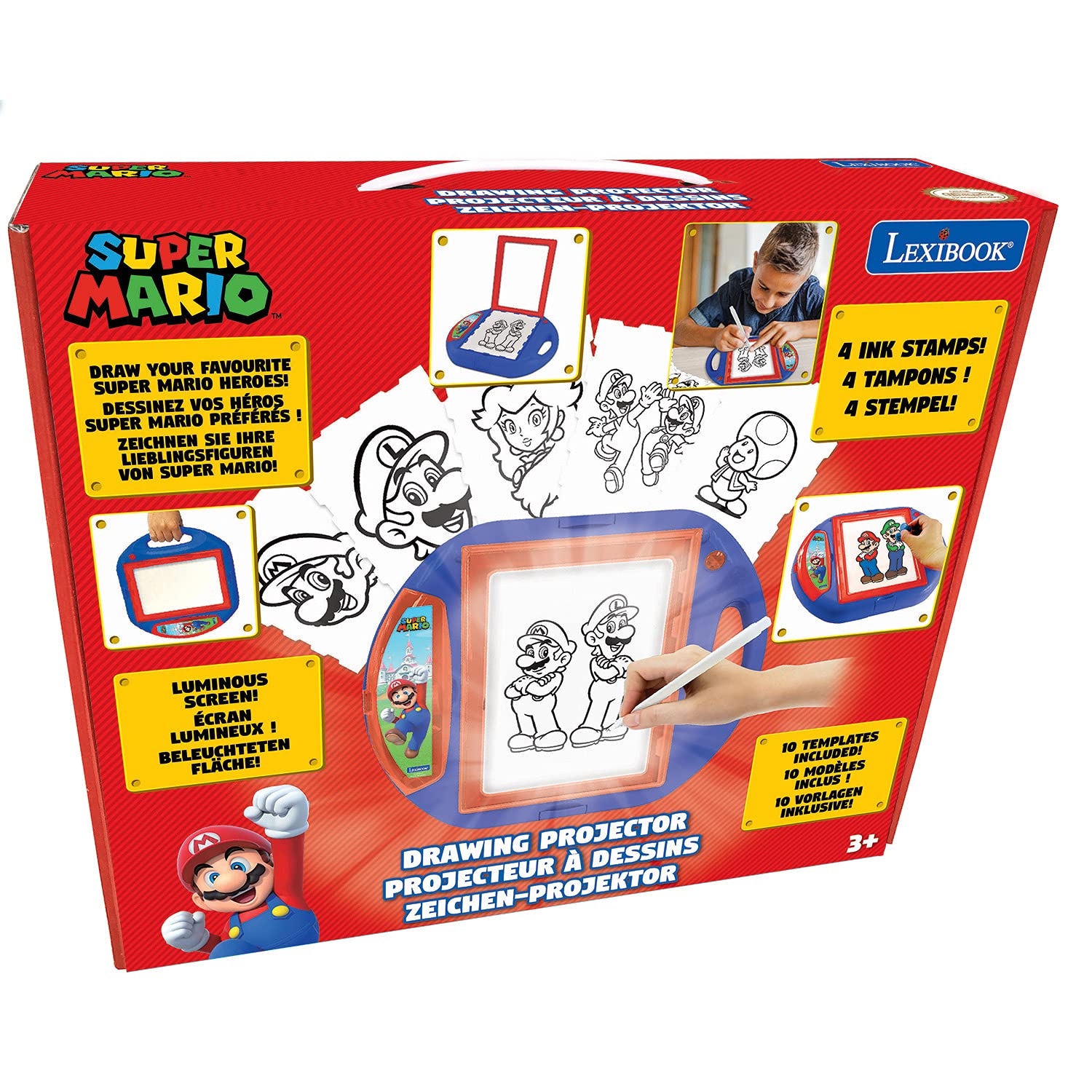 Lexibook Super Mario CR310NI proiettore disegno luminoso