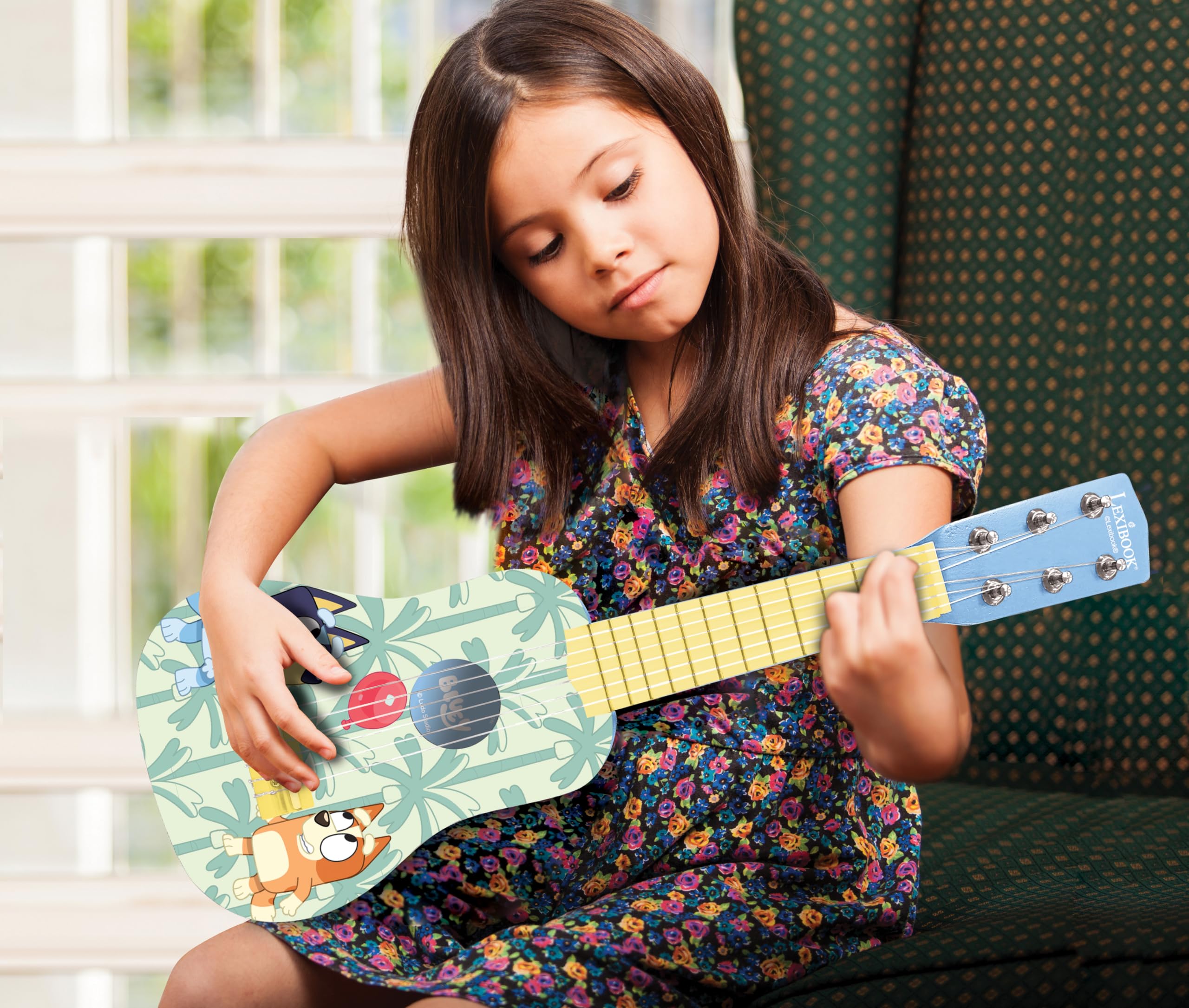 Lexibook Bluey K200BY chitarra bambini 53 cm nylon