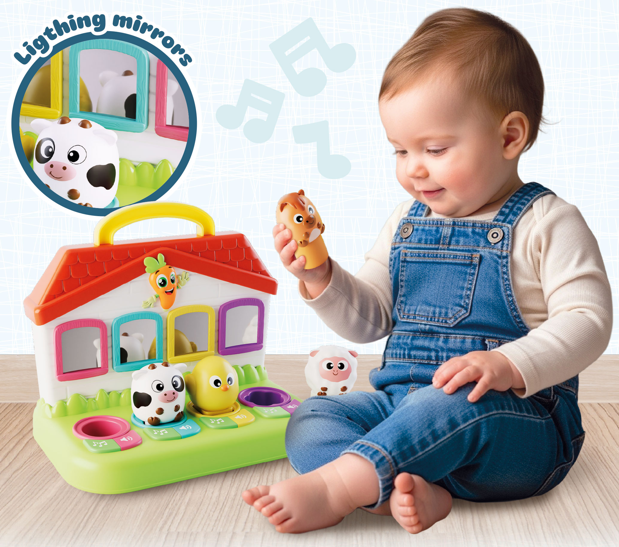Lisciani Carotina Baby Country Animals fattoria parlante