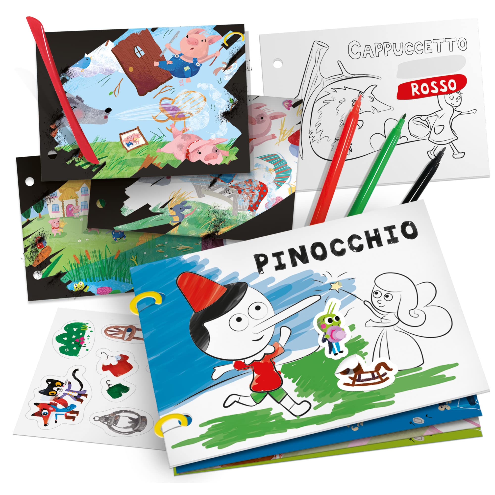 Headu Creo I Miei Libri di Fiabe IT29280 kit creativo 4-8 anni