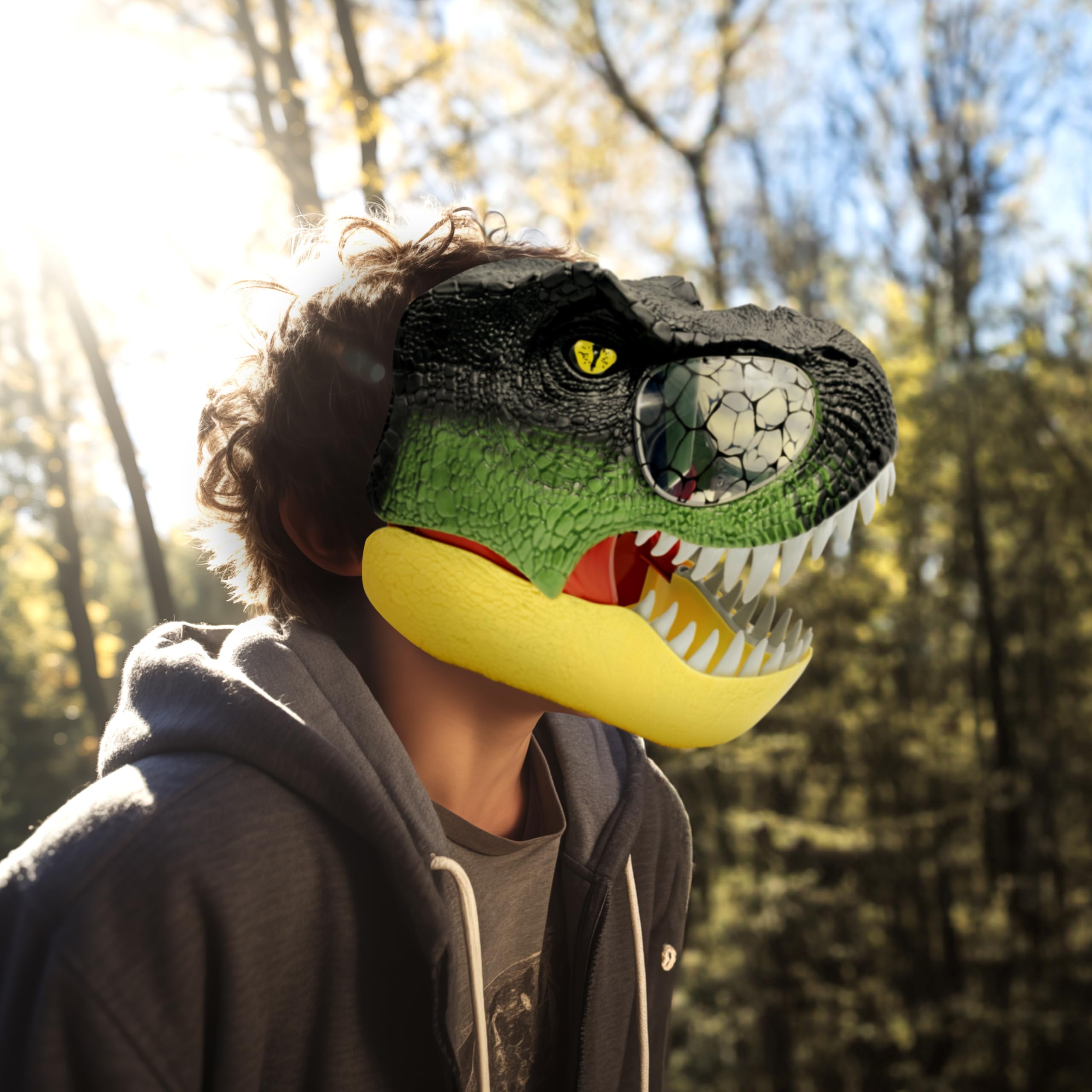 Lexibook RPDINO01 maschera dinosauro con ruggiti e luci
