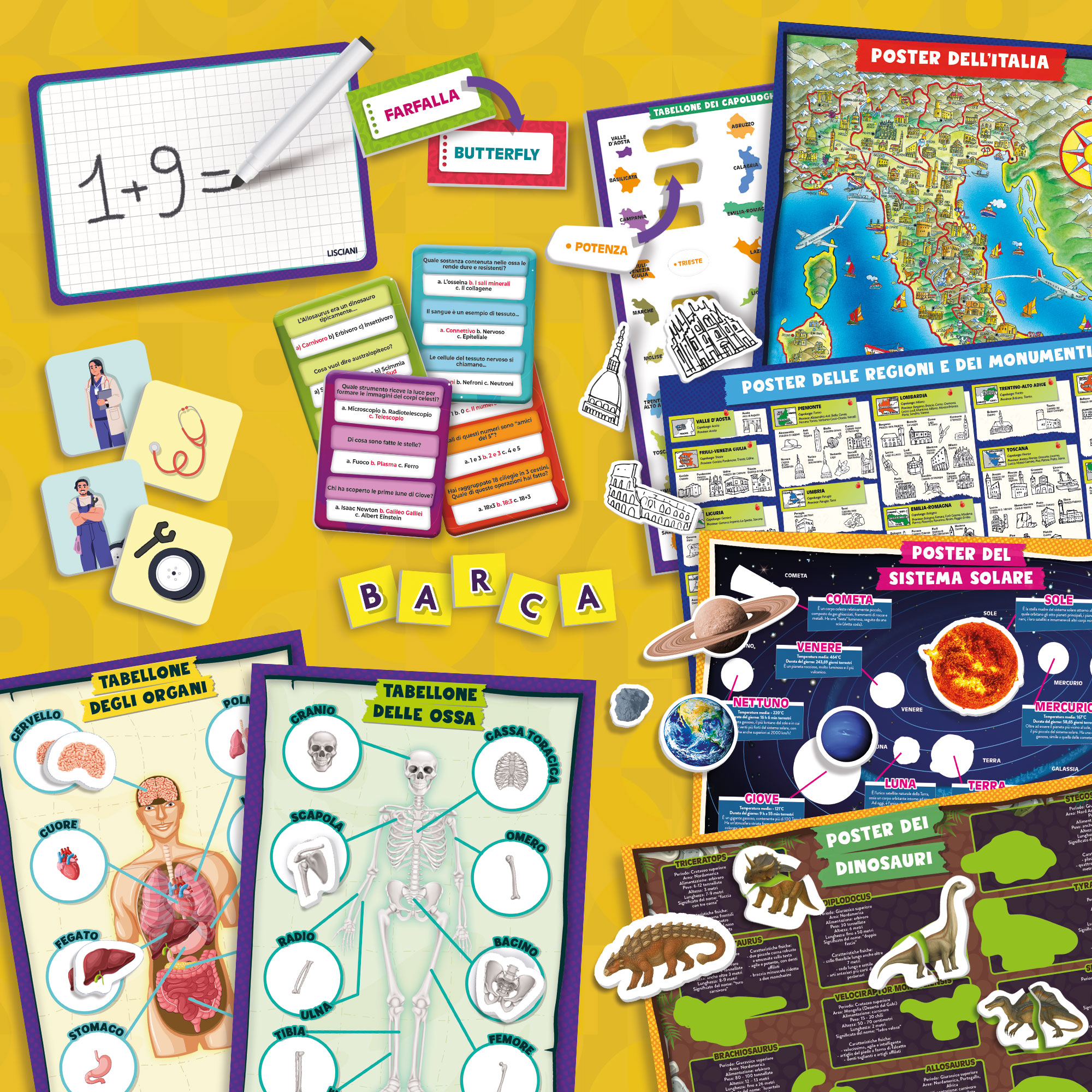 Lisciani I'm a Genius 50 Giochi scatola educativa primaria