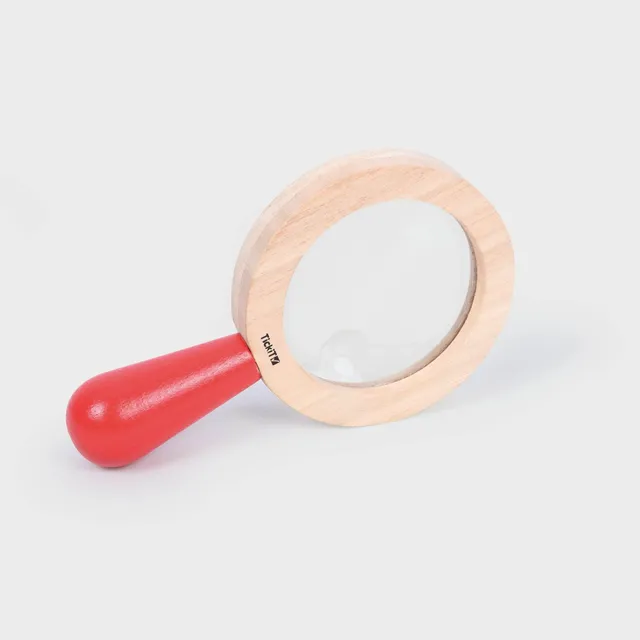 Tickit Wooden Hand Lens lente ingrandimento legno 2x