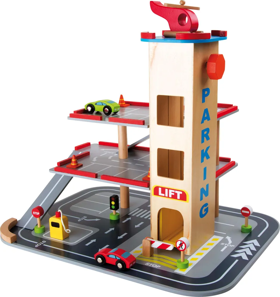 smallfoot 4777 parcheggio Discesa rapida legno 3 piani