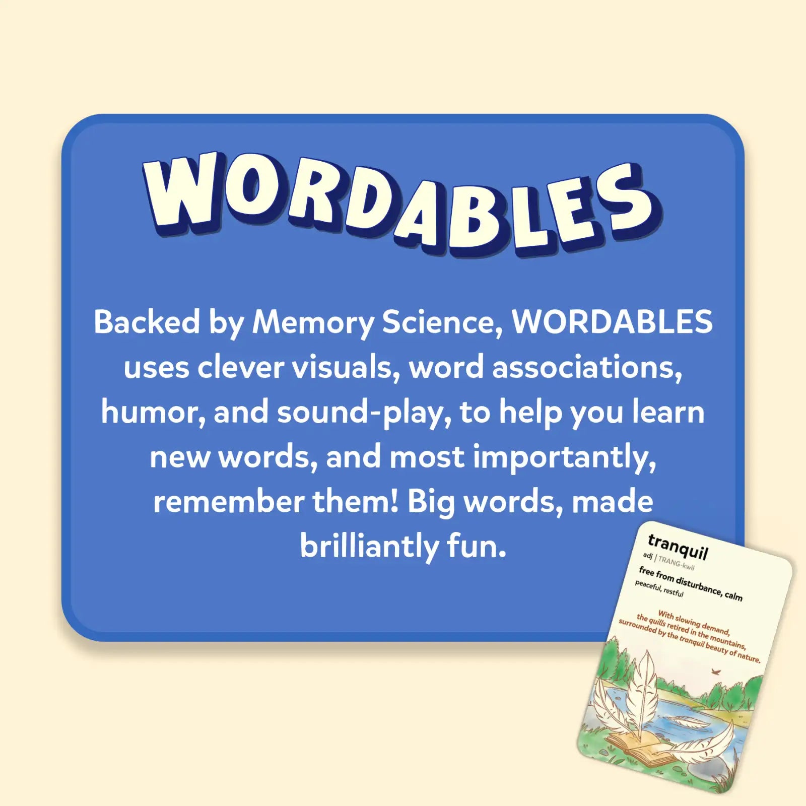Skillmatics Wordables Level 1 flashcard vocabolario 8 anni