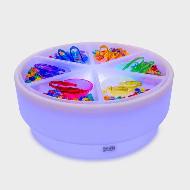 Tickit Low Discovery Sorting Bundle tavolo sensoriale luminoso set