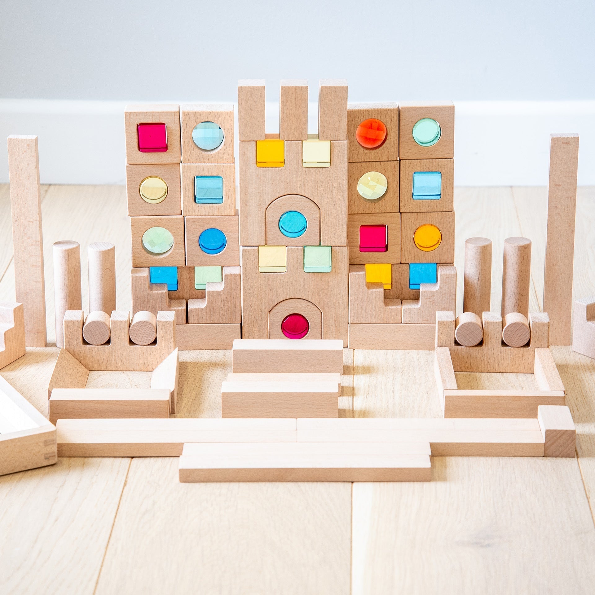 Tickit Wooden Building Gem Blocks Super Set costruzioni