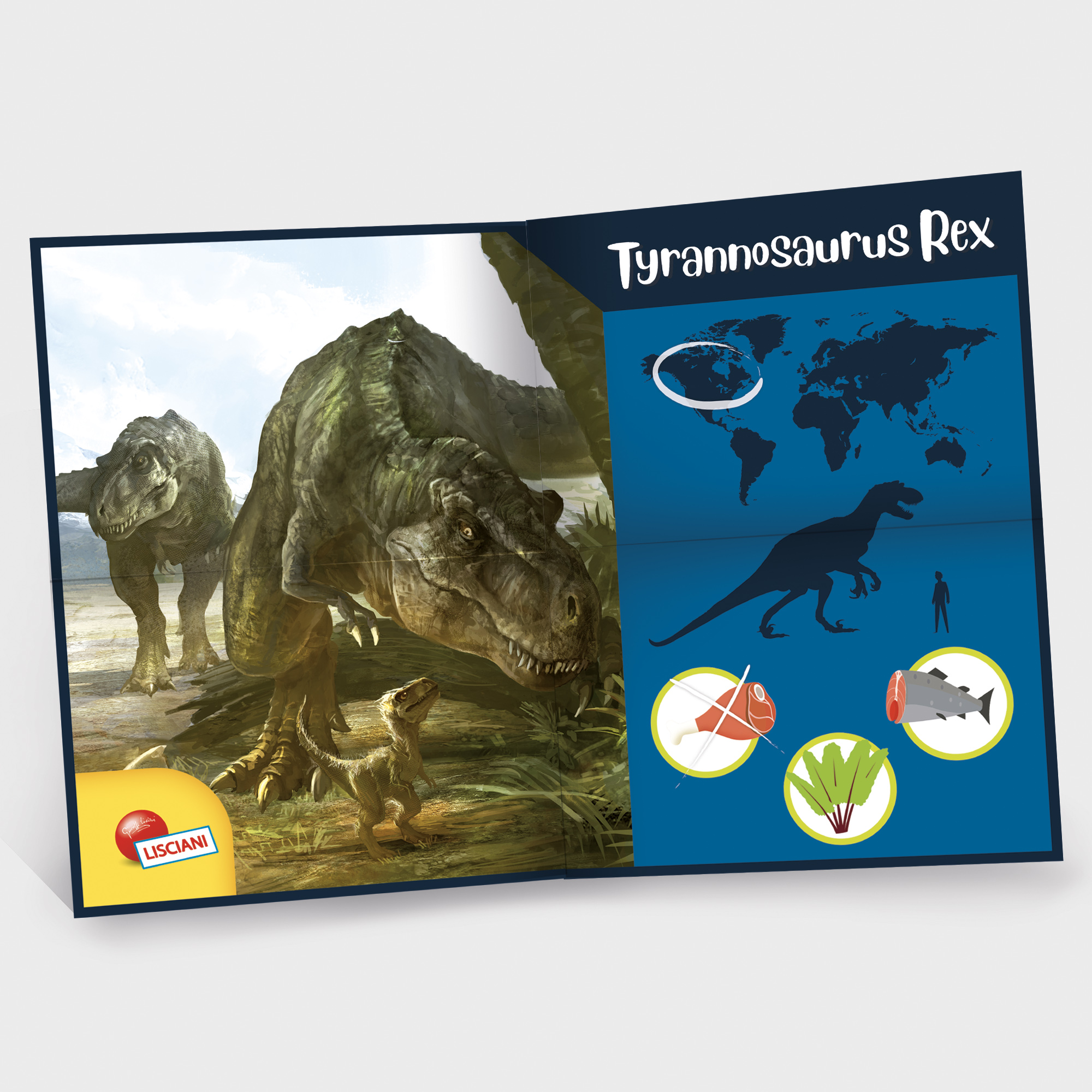 Lisciani I'm a Genius Super Kit T-Rex kit scavo dinosauro