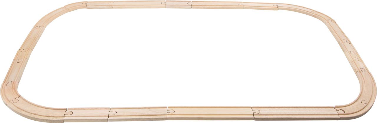 smallfoot 10257 set 24 binari trenino legno compatibile