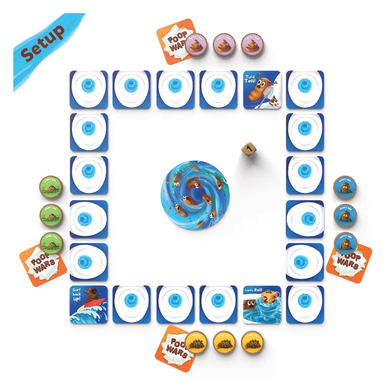 Skillmatics Poop Wars gioco di carte famiglia
