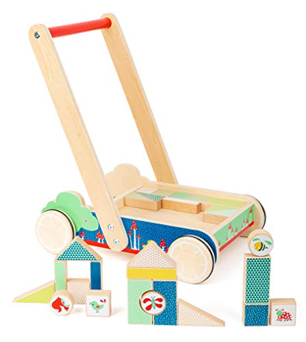 smallfoot Move it! 11435 carrello primi passi legno 27 pezzi