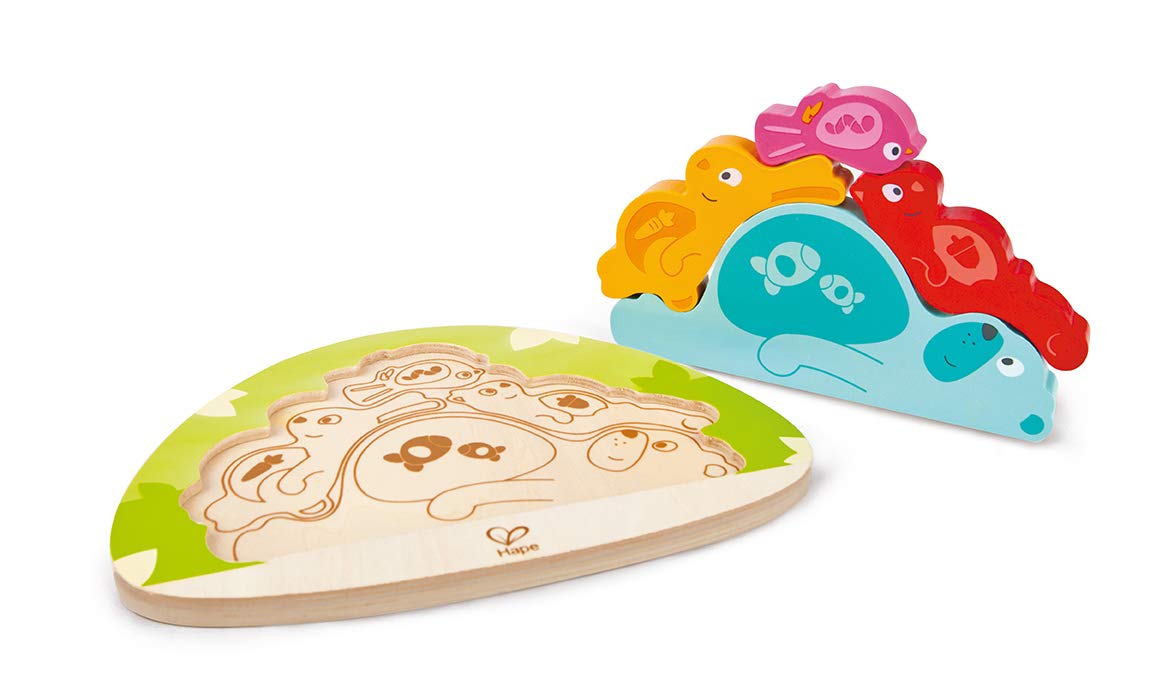 Hape E1612 puzzle legno bambini disegni colorati