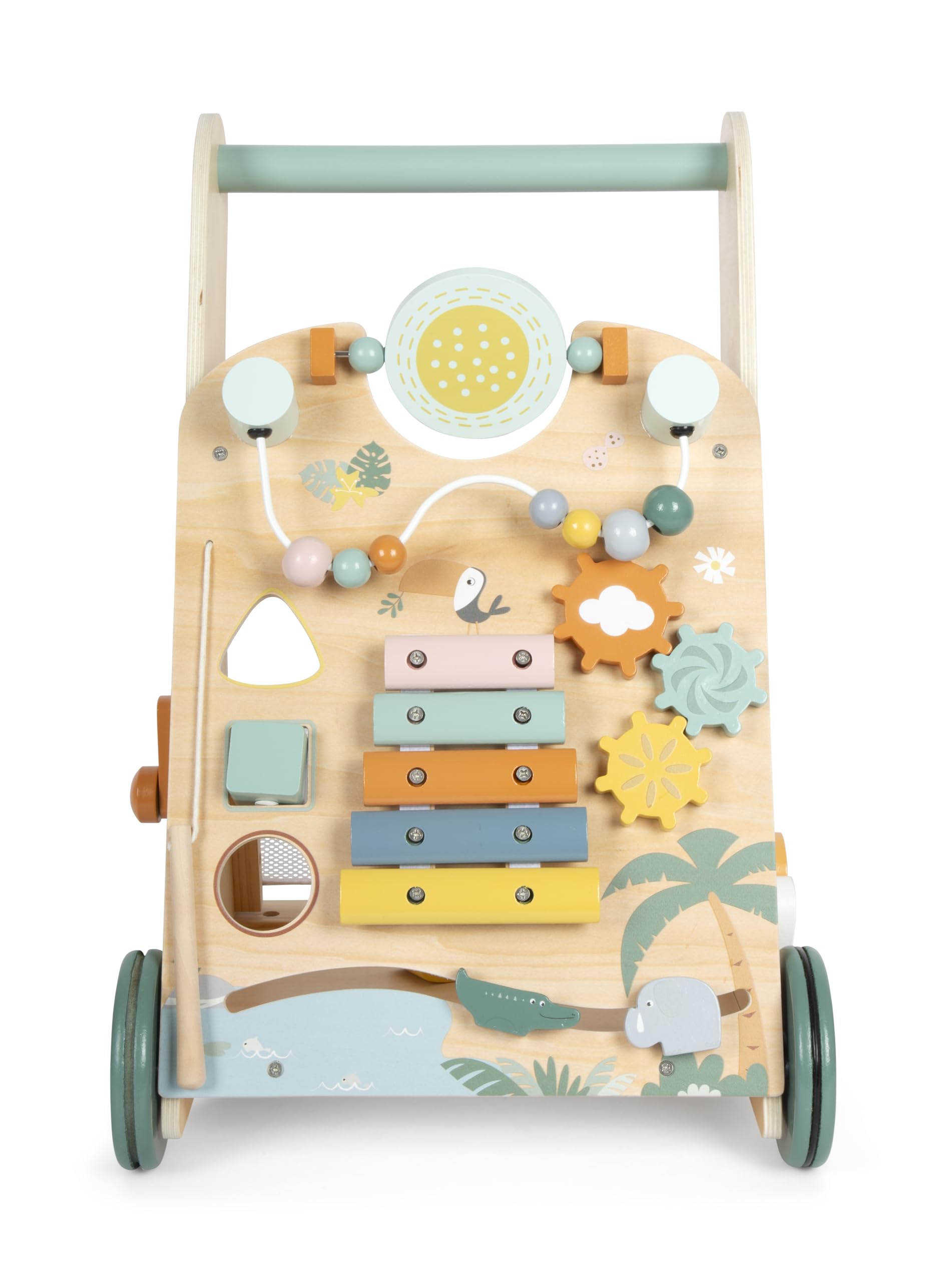 smallfoot 12640 Safari carrello primi passi legno