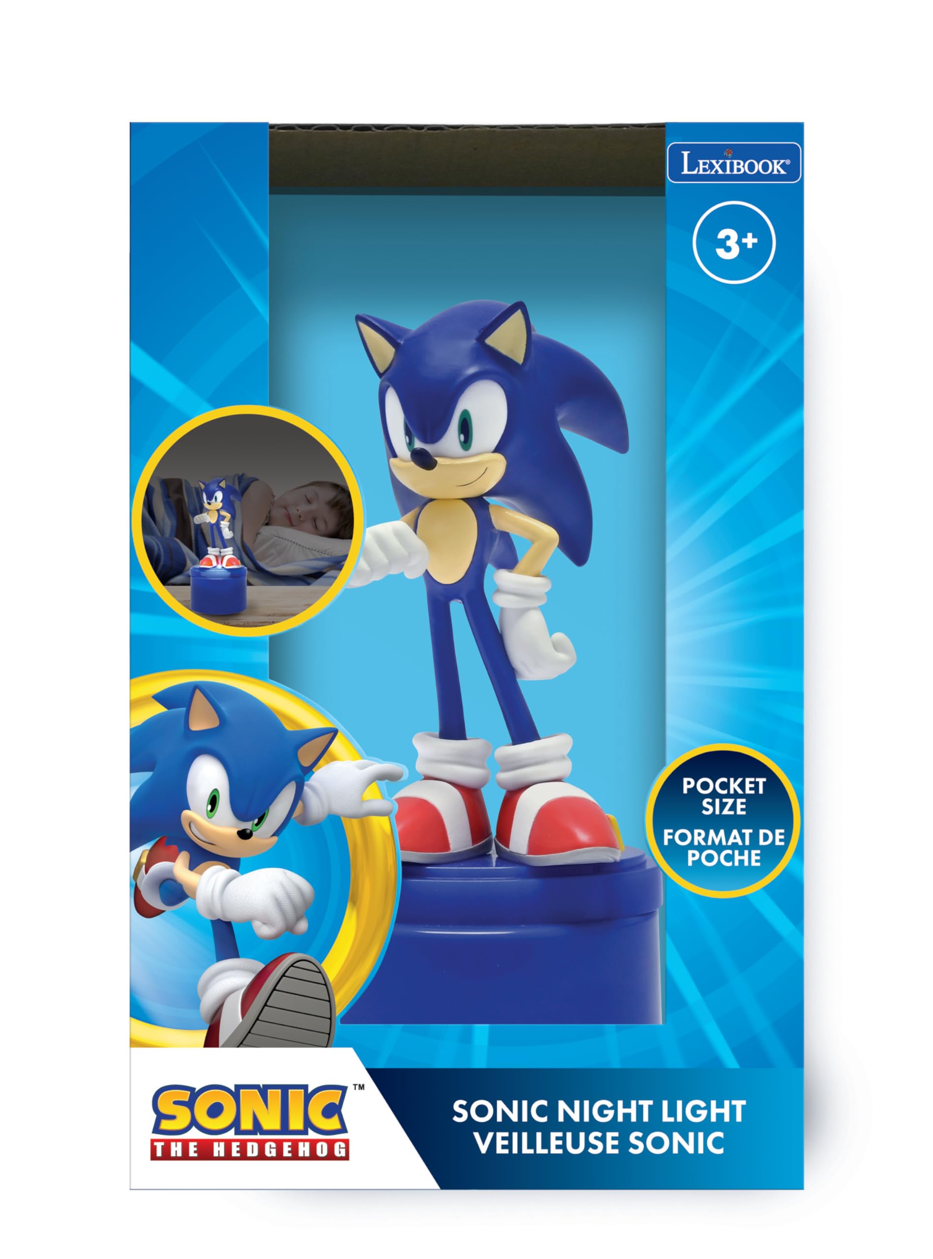 Lexibook Sonic The Hedgehog NLJ01SNLXB luce notturna LED blu