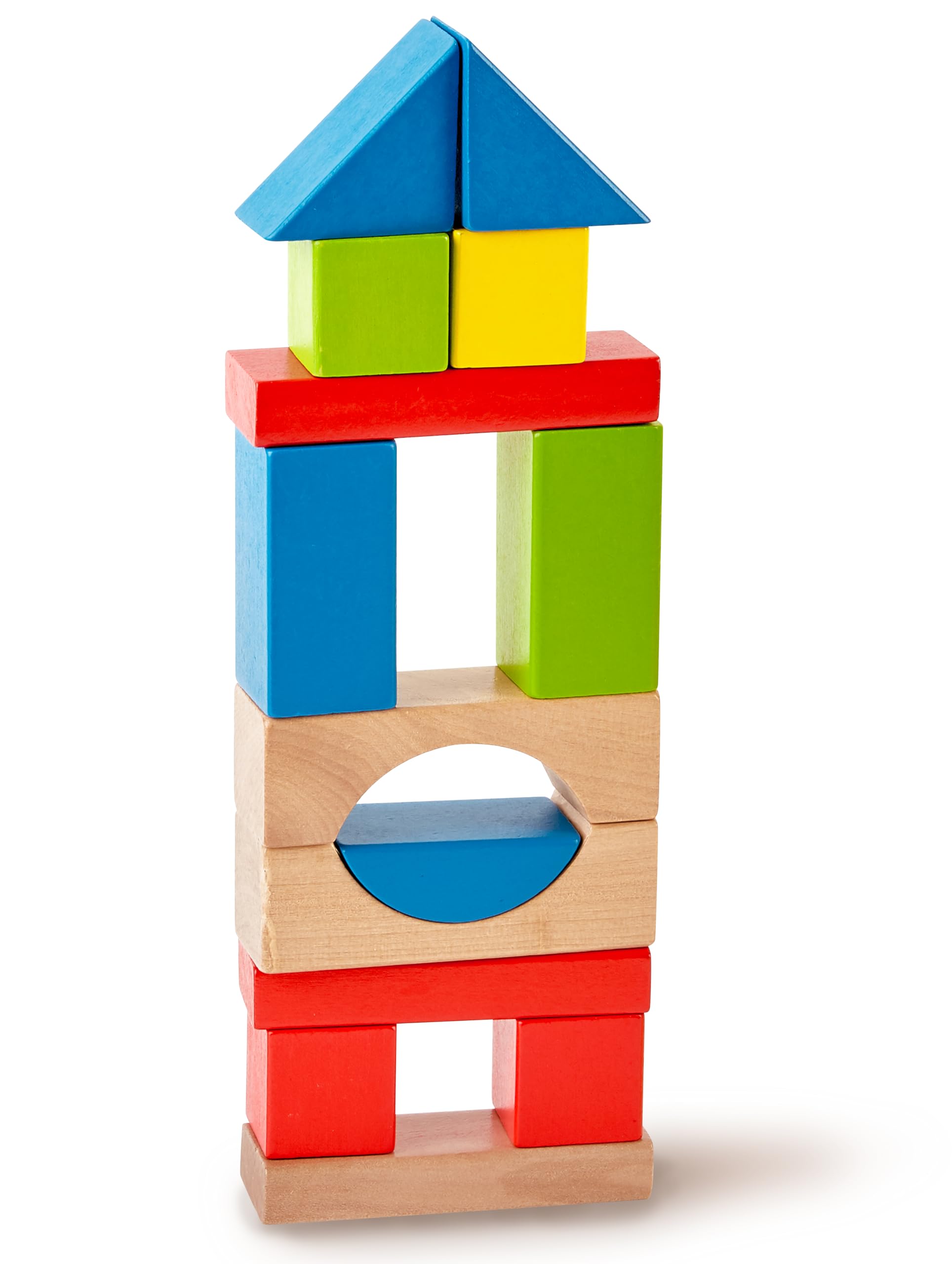 Hape Blocchi Acero mattoncini legno 50 pezzi colori