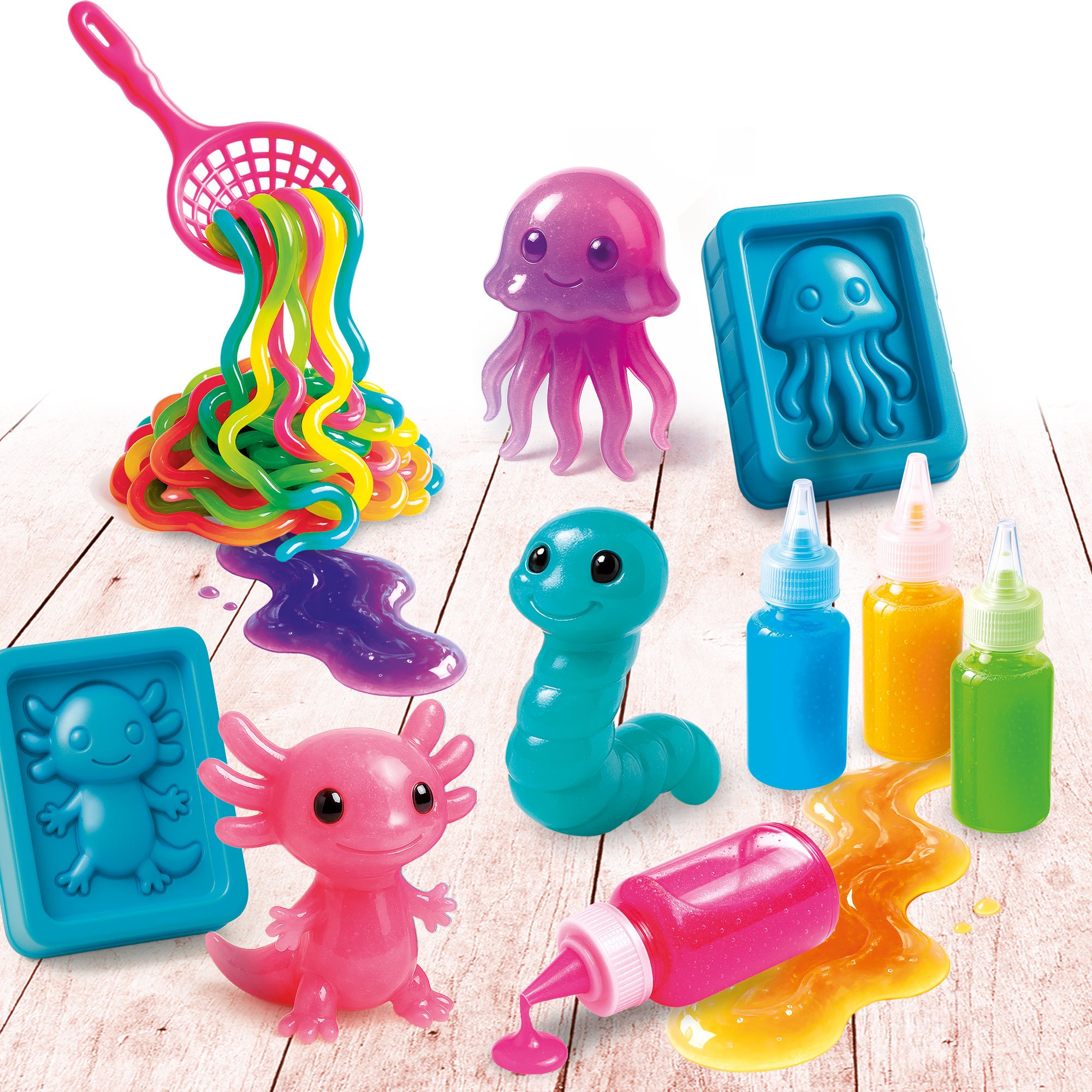 Lisciani Slumi Science Pocket Water Squish kit slime mare