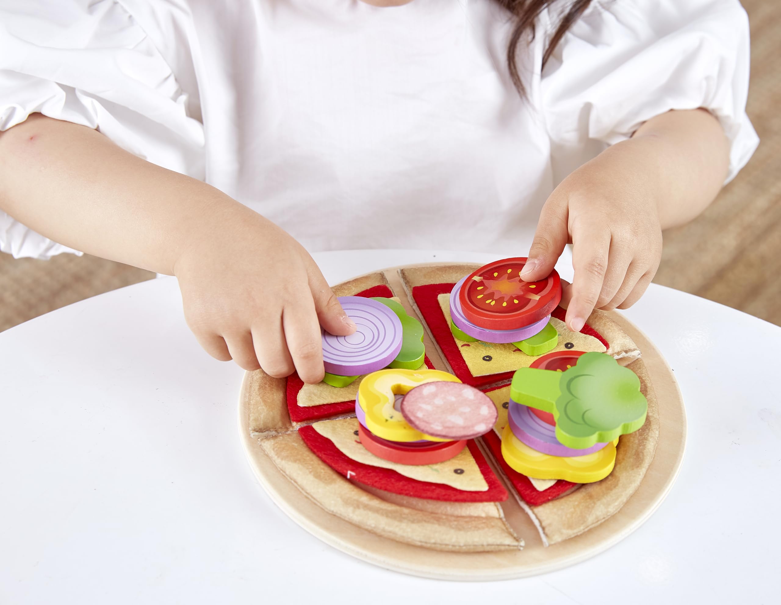 Hape E3173 Pizza Perfetta gioco pizza in legno da 3 anni