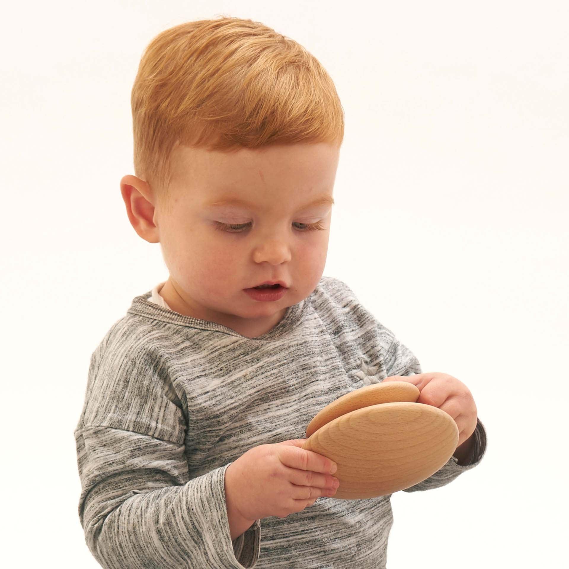 Tickit Natural Wooden Buttons impilabili legno 7 pezzi