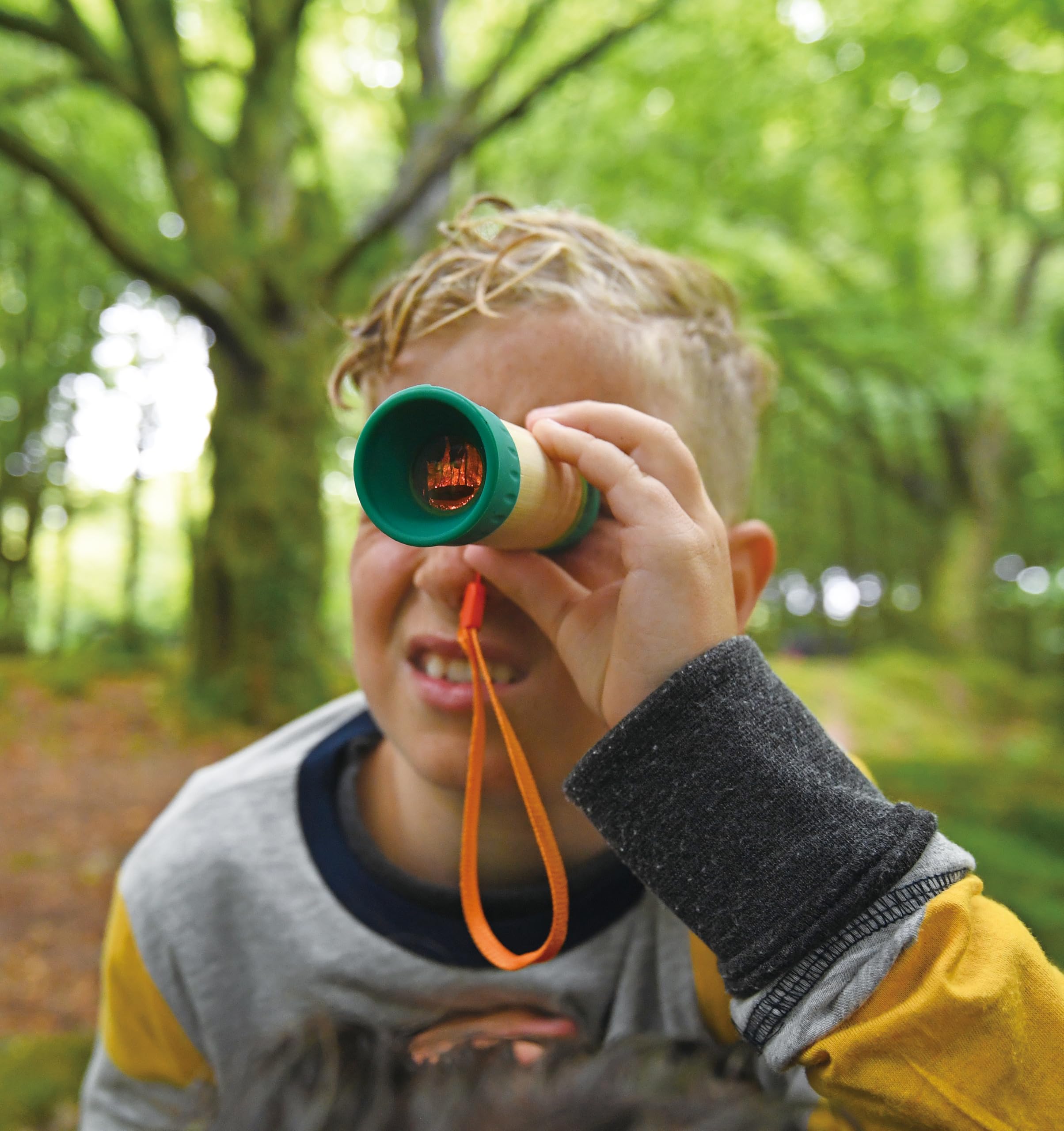 Hape Nature Fun telescopio 8x bambù dai 5 anni