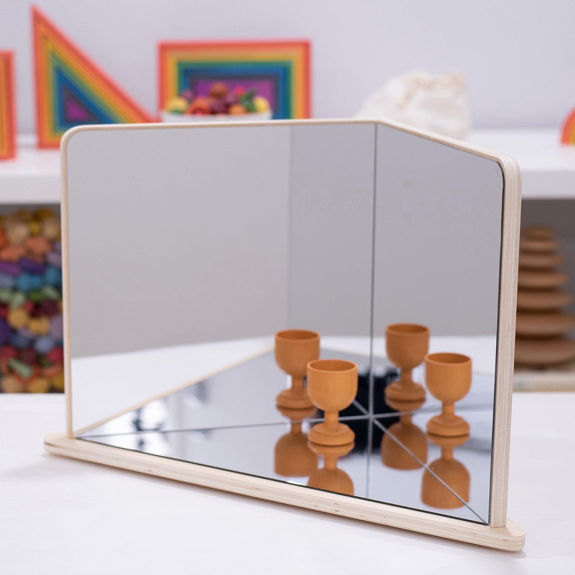 Tickit Wooden 4-Way Mirror specchio gioco 4 lati in legno