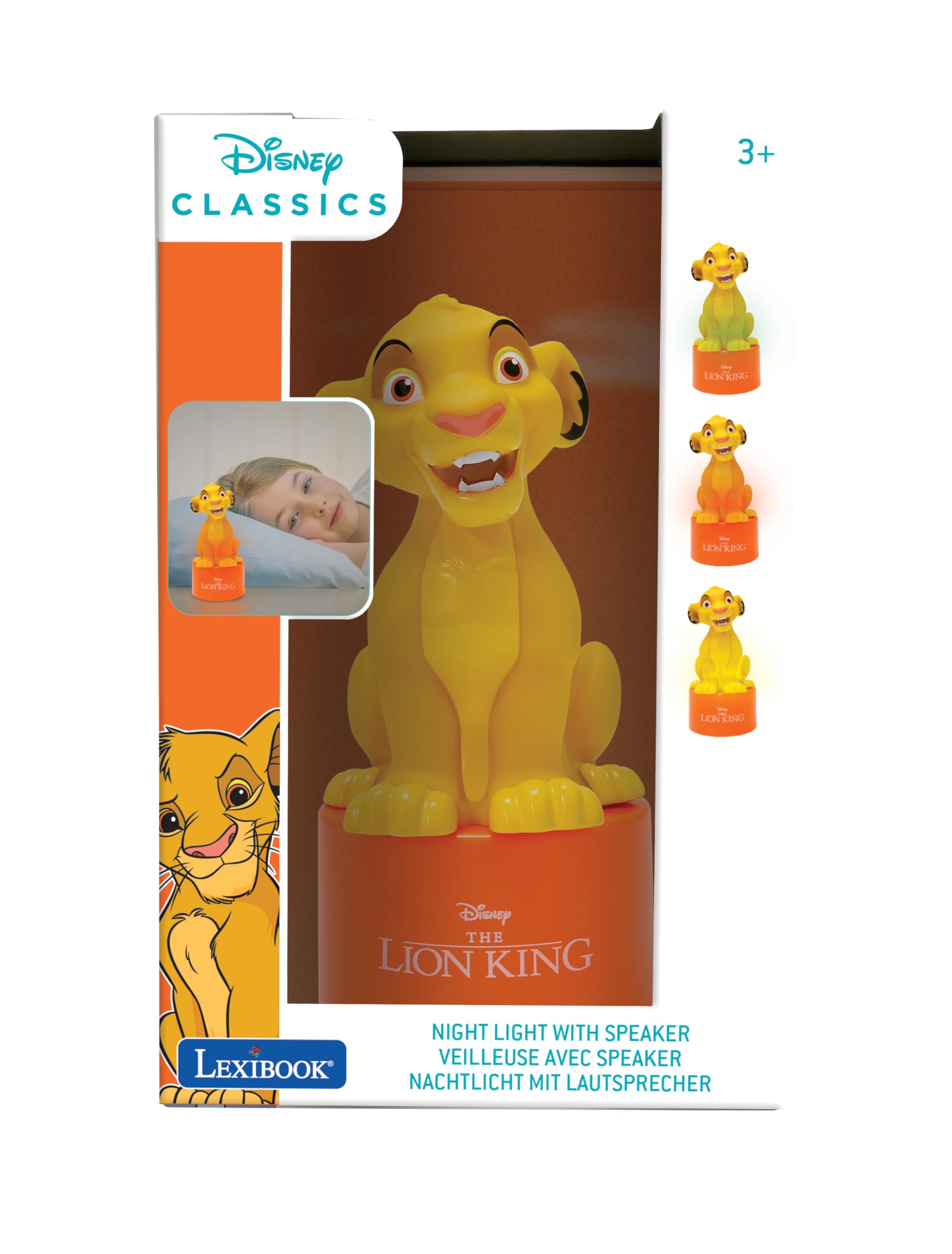 Lexibook Disney Il Re Leone luce notturna con altoparlante