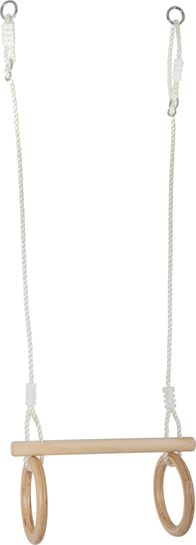 smallfoot 11909 trapezio con anelli legno regolabile